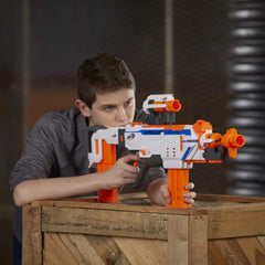 Nerf Modulus Regulator two clips included for quick reloads during skirmishes