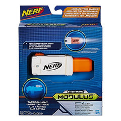 Nerf Modulus Tactical Light enabling night play with improved visibility.