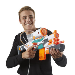 Nerf Modulus Tri-Strike Mega darts ready for big-dart hits.