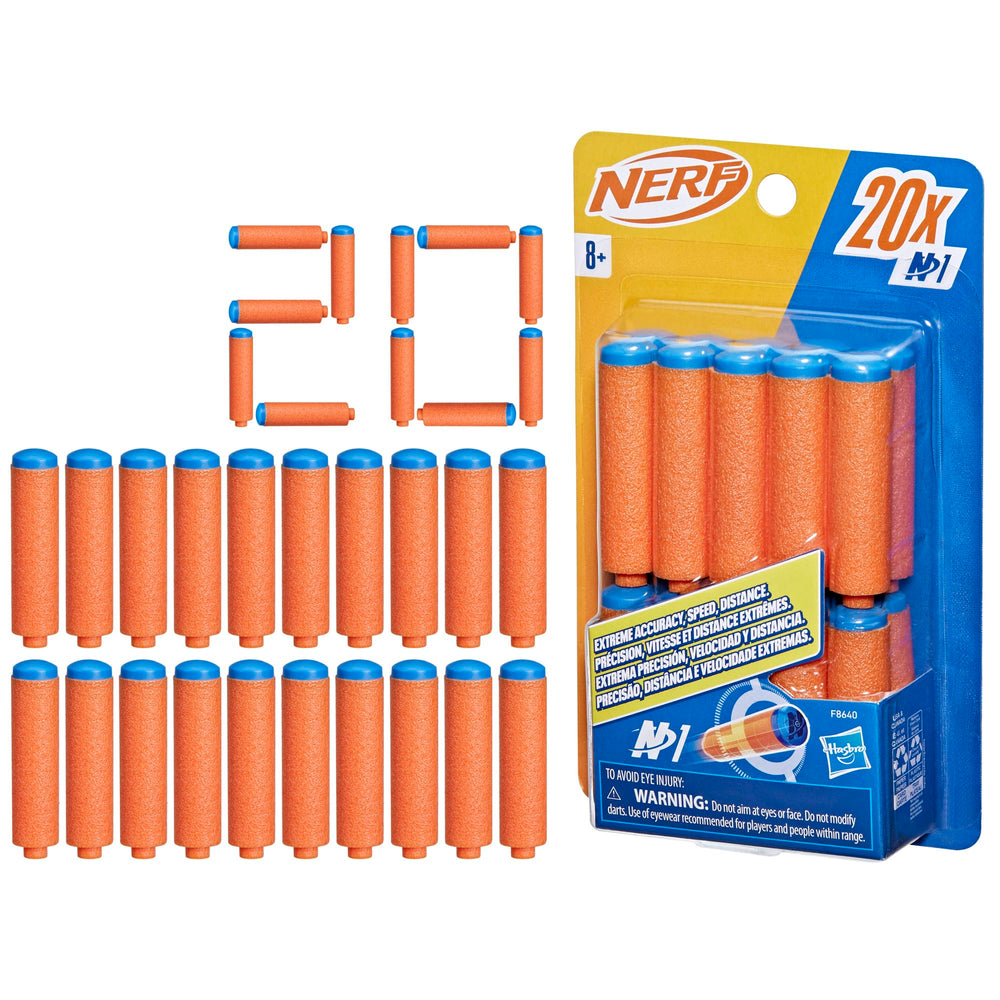 Nerf N Series N1 darts 20-pack for quick reloads during outdoor battles
