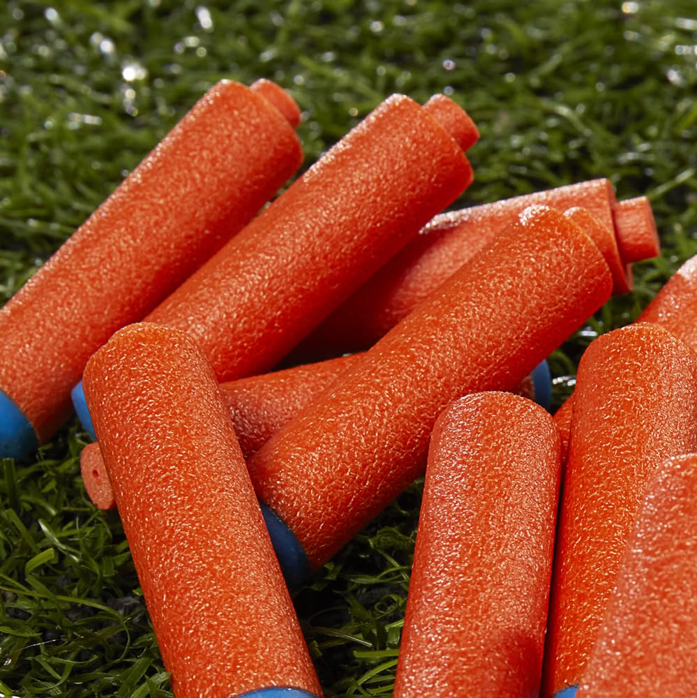 Nerf N Series N1 darts focused aim and precision in play.
