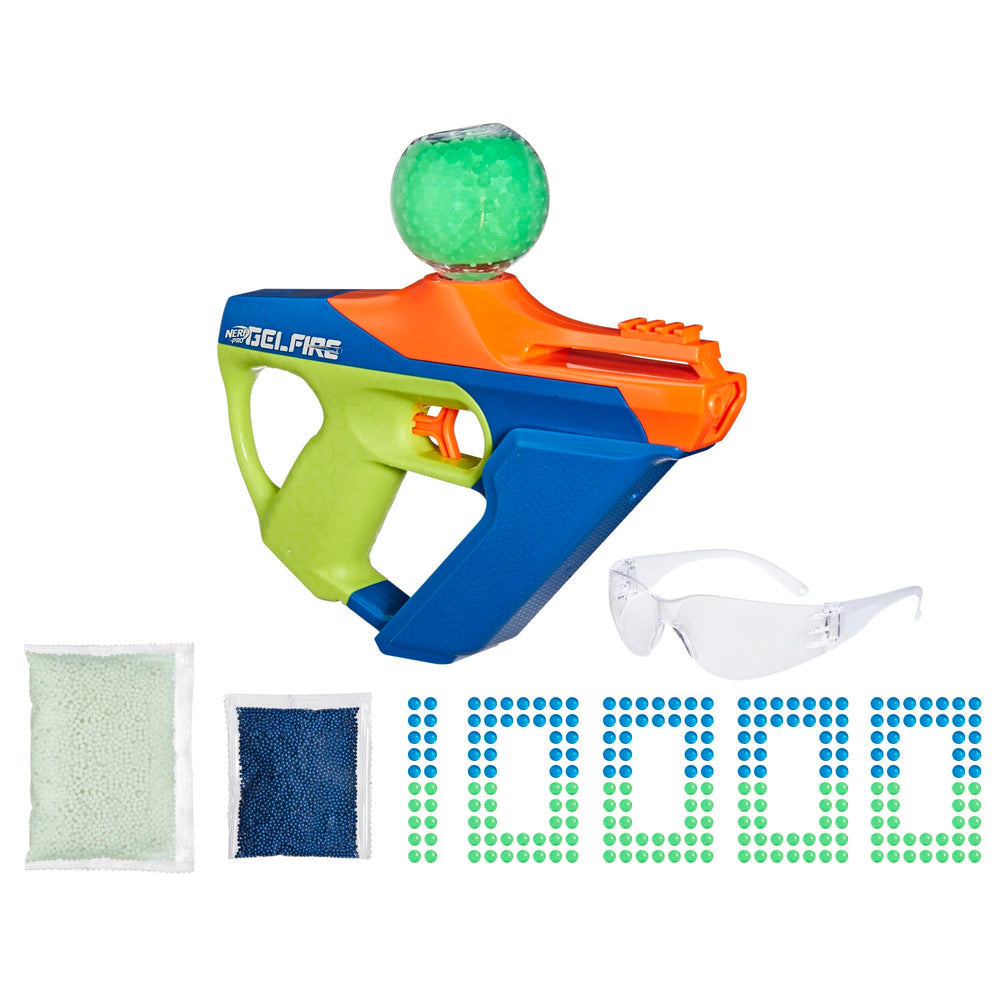 Nerf Pro Gelfire Nightfall Uproar blaster in action for rapid-fire gameplay