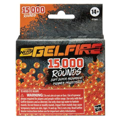 Nerf Pro Gelfire rounds bursting on impact for clean hits.