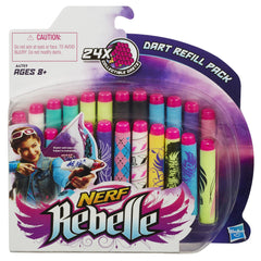 Nerf Rebelle Secrets and Spies darts in colorful patterns for vibrant battles
