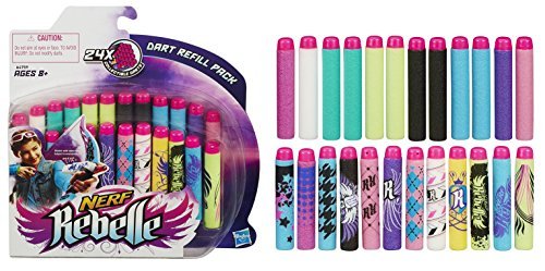 Nerf Rebelle Secrets and Spies detailed patterns add collectible flair to darts