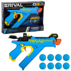 Nerf Rival Vision XXII-800 blaster with eight-round integrated magazine for rapid engagement