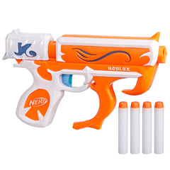 Nerf Roblox Arsenal Soul Catalyst blaster with glow-in-the-dark details for outdoor battles