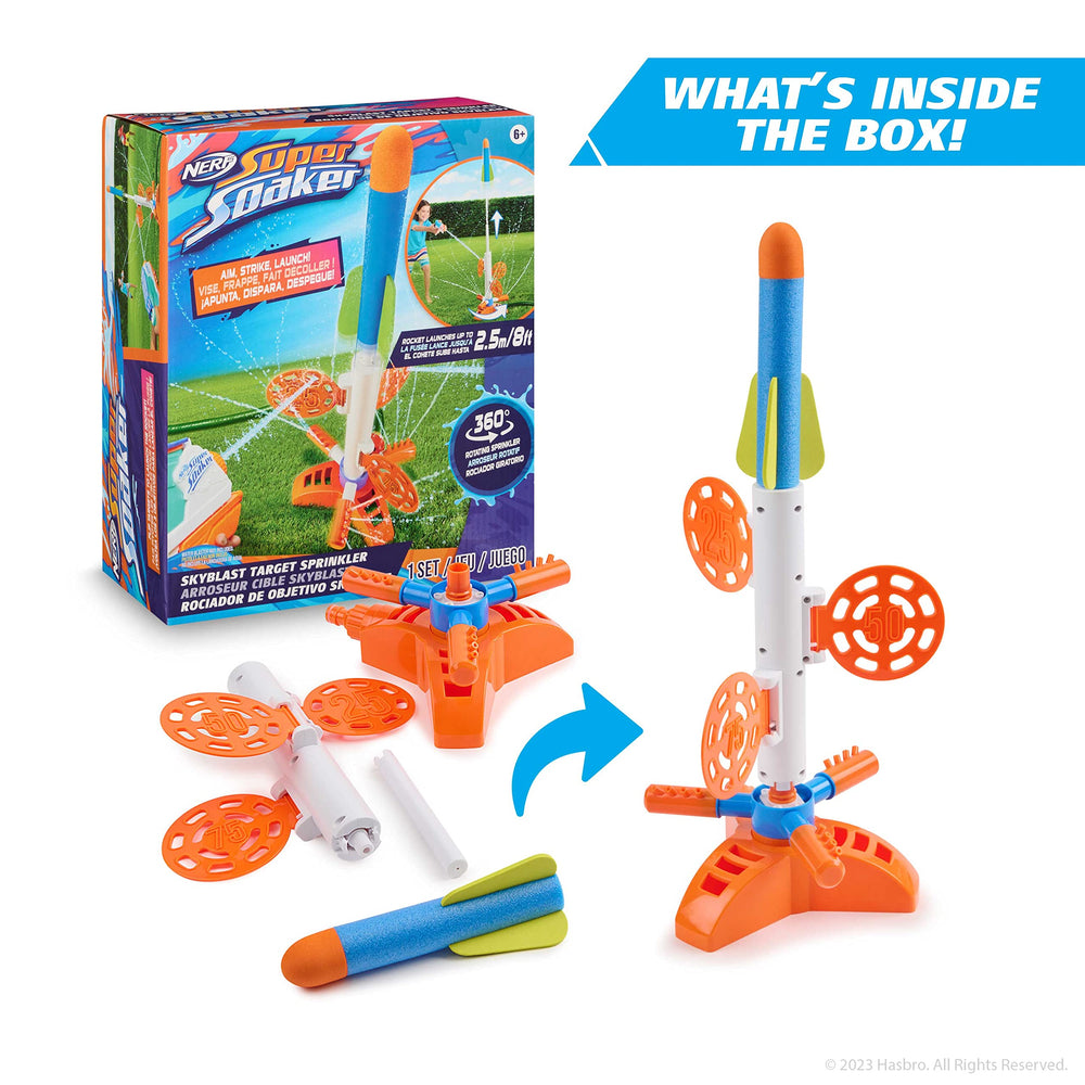 Nerf SkyBlast clear setup guide enables simple assembly