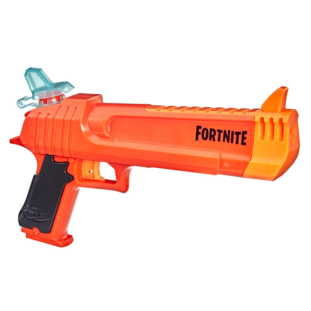 Nerf Super Soaker Fortnite HC water blaster delivering a high-volume stream