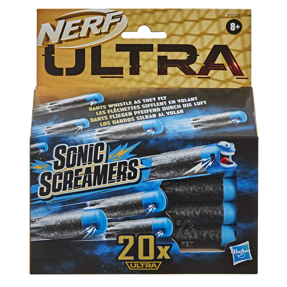 Nerf Ultra Sonic Screamers darts whistling through the air for action play