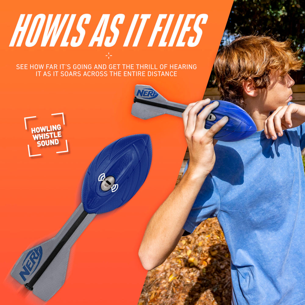 Nerf Vortex Aero Howler foam football three-fin tail for stable flight