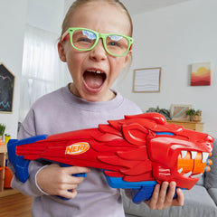 NERF Wild Lionfury outdoor backyard play sparks physical activity and social games.