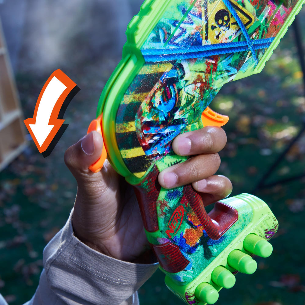 NERF Zombie Driller outdoor-play ready for backyard skirmishes and active fun