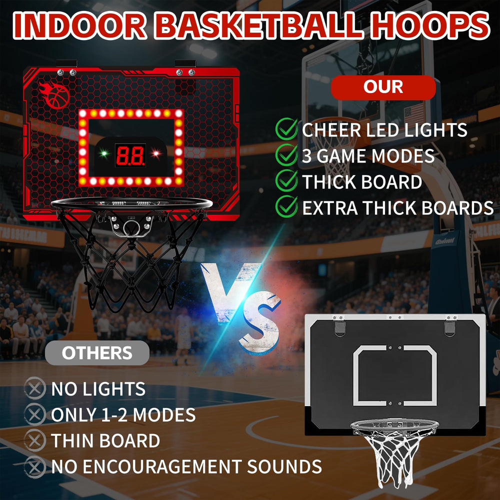 NESAPTO backboard uses anti-vibration foam strips to reduce noise and door wear.