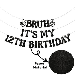 Nesinpa teen boy party banner wall decor with bold lettering for standout displays.