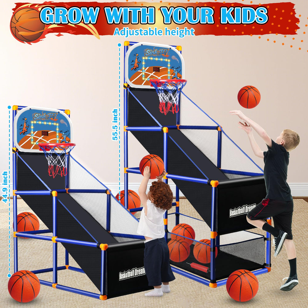 NEUBSAW electronic scoreboard displays scores and tallies player performance