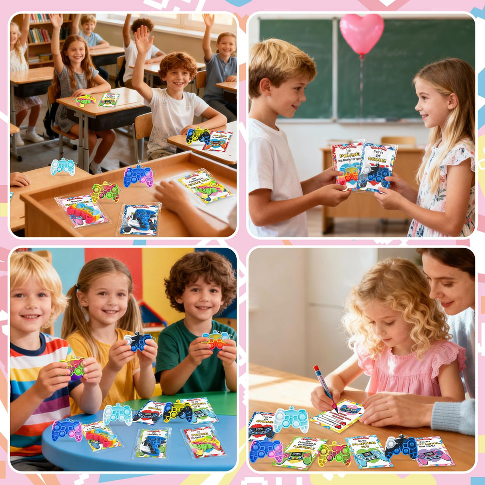 NEUBSAW valentines cards with six themes, great for decorations and play.