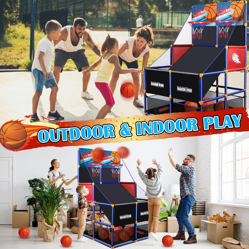 NEUBSAW basketball pump included enables fast inflation and play.