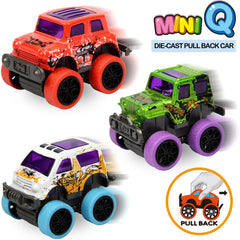 Durable ABS and zinc alloy finish provides safe, sturdy toy cars.