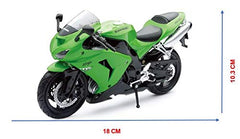 NewRay 1:12 Kawasaki ZX-10R green model suits dioramas and gift-worthy shelves.