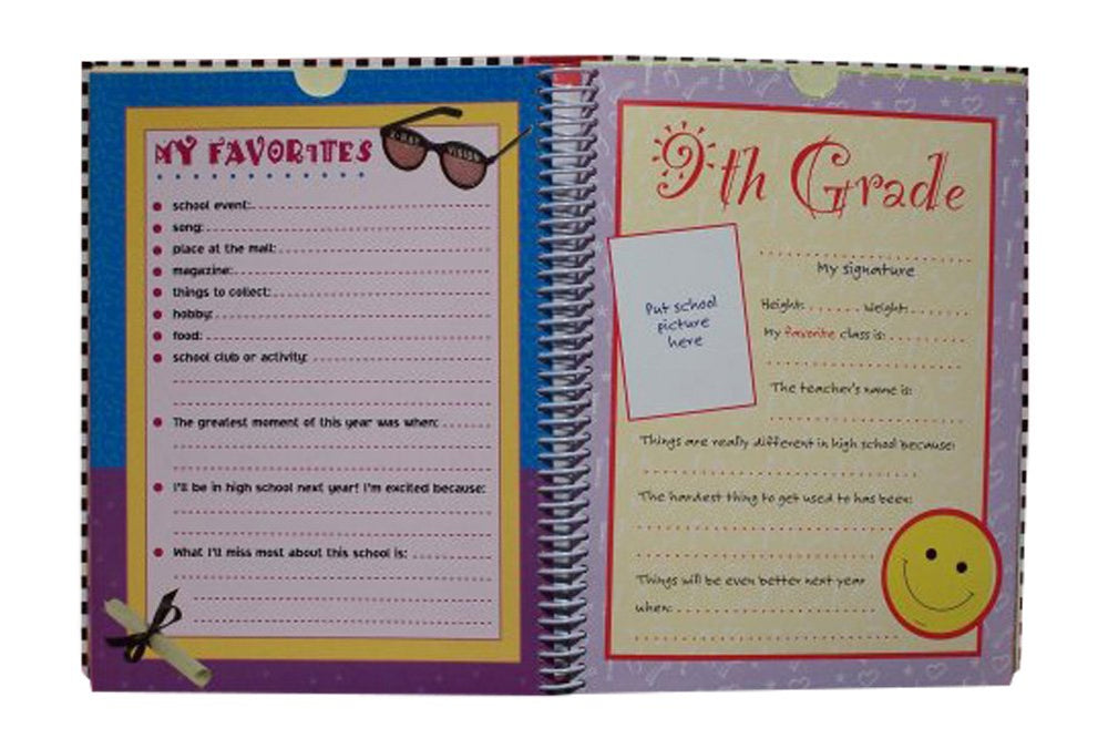 New Seasons Deluxe grade-pages layout supports collecting art, certificates, and photos across years.