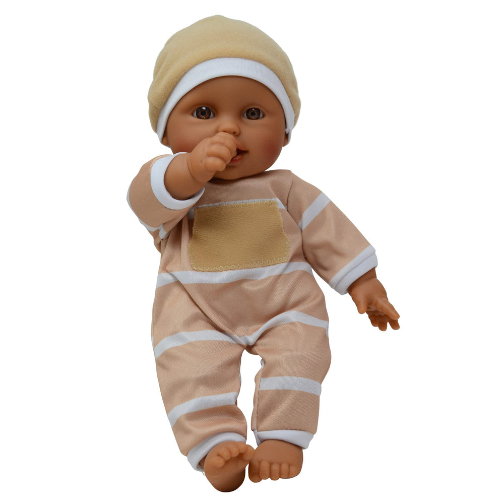 The New York Doll Collection compact 11-inch baby doll for on-the-go playtime.