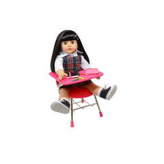 The New York Doll Collection uniform set outfits 18-inch dolls for daily school-style role play.