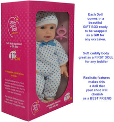 Washable surface of The New York Doll Collection doll, easy to clean with a damp cloth.