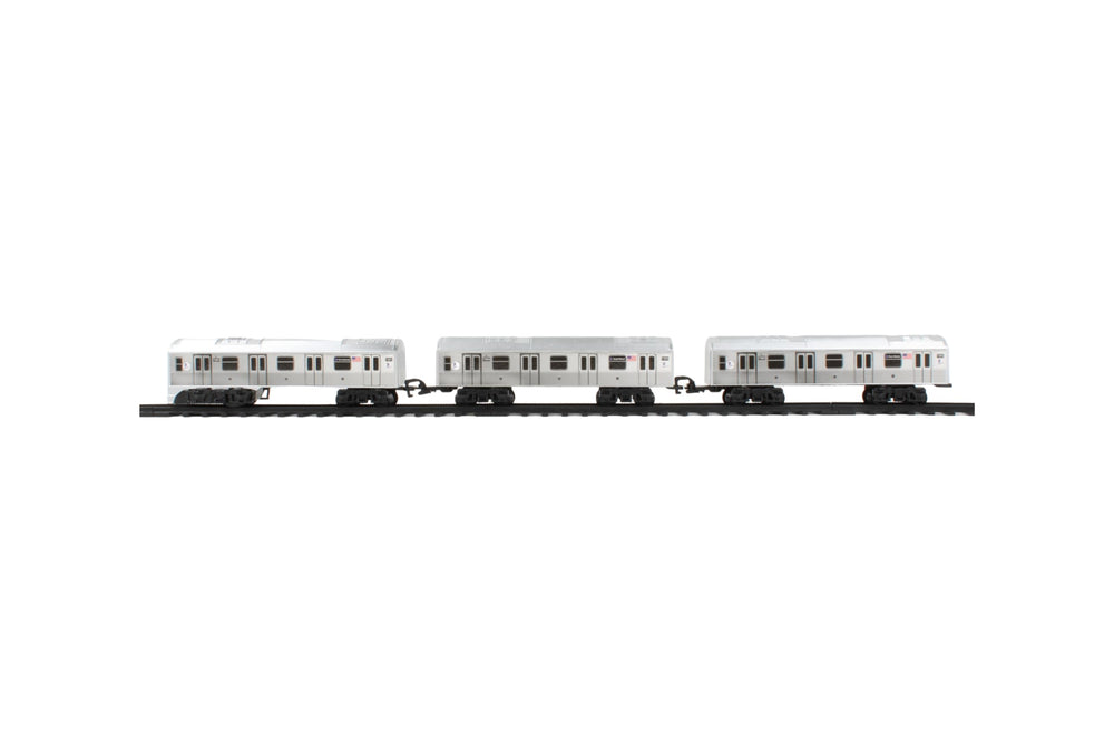 New York MTA track layout shows a broad 39 by 25 inch layout for play.