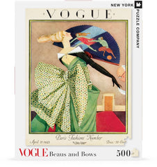 New York Puzzle Company 1923 fashion cover illustration puzzle detail for fans