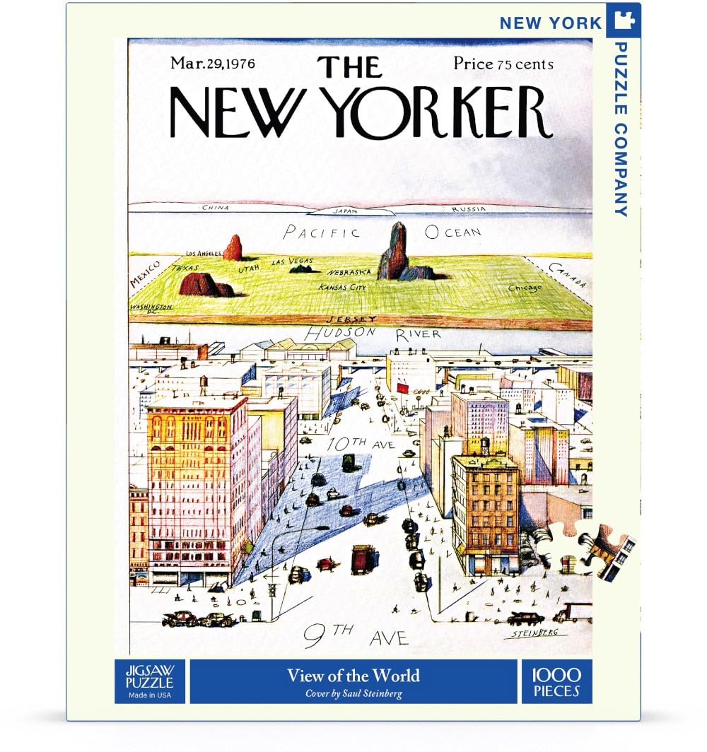 Assembled scene of the New Yorker View World for puzzle enthusiasts