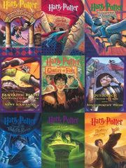 New York Puzzle Company Harry Potter art closeup Mary GrandPré for collectors.