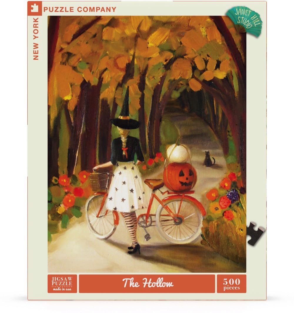 New York Puzzle Company Janet Hill The Hollow art-inspired 500-piece puzzle for interactive play.