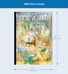 New York Puzzle Company The Piano Lesson box and branding communicate USA-made quality