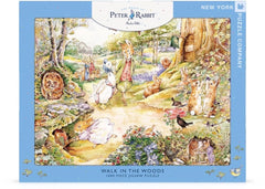 New York Puzzle Company Tod and woodland scene highlighting Beatrix Potter art