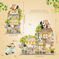 NEWABWN Display-ready desk scene makes a charming centerpiece on any shelf.