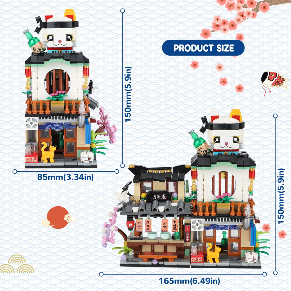 NEWABWN display-ready mini building on desk or shelf for stylish decor