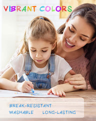 NewFamily Dustless Chalk organized color boxes promoting easy sharing