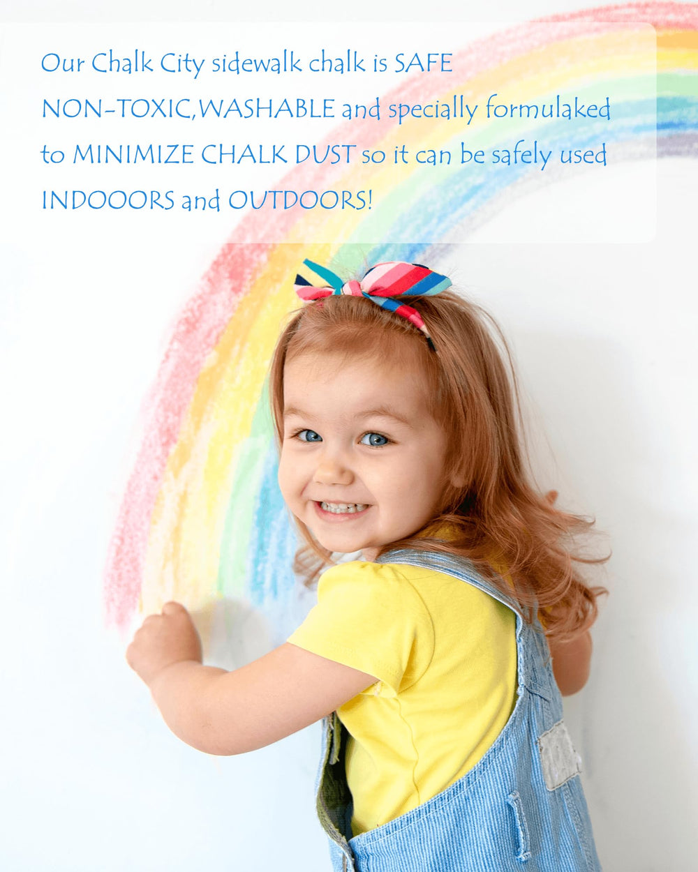 NewFamily Dustless Chalk recyclable outer box for tidy storage
