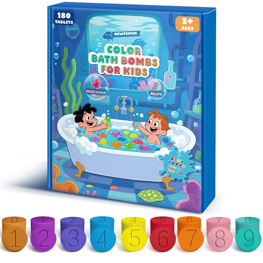 NEWFEIFAN color-tablets for bath art spark creativity and color exploration.