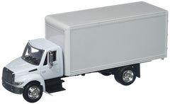 NewRay 1:43 International 4200 Box Truck detail close-up, true-to-scale finish for display