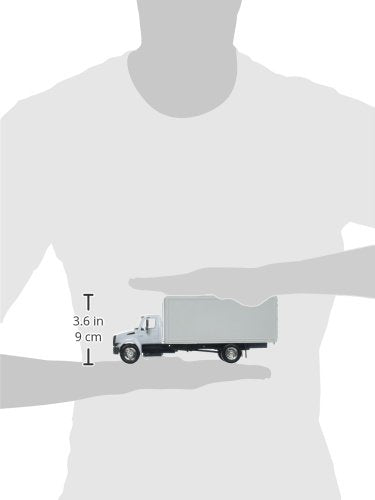 NewRay 1:43 International 4200 Box Truck side view, collectible realism and durable finish