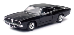 NewRay 1969 Dodge Charger R/T real rubber tires enhance realism and tactile appeal