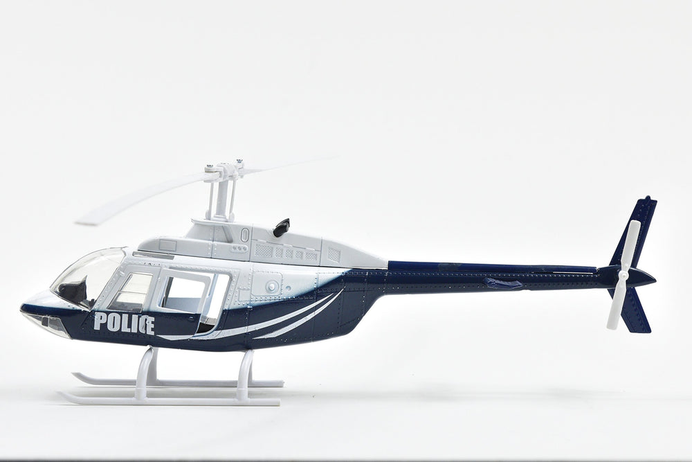 NewRay Bell 206 rotor detail captures rotor blades and hub.