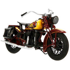 NewRay Indian Sport Scout 1934 brown front view diecast model for display.