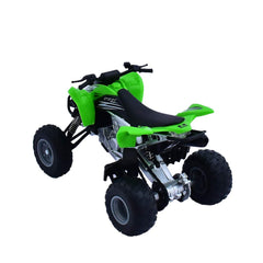 NewRay KFX450R 1:12 ATV left side features precise decals and silhouette.