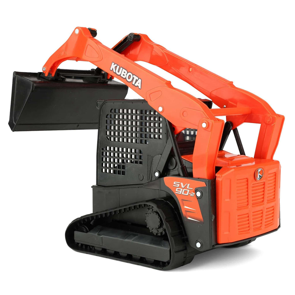 NewRay Kubota SVL90 bucket-action highlights realistic dumping and loading play.