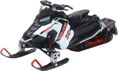 NewRay Polaris 800 Switchback 1:16 scale snowmobile model in white for desk display