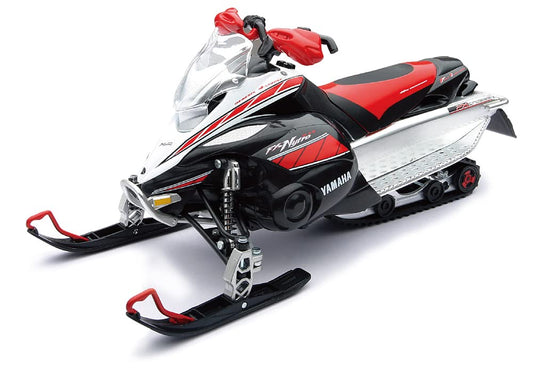 NewRay Yamaha FX Snowmobile model front view showcases licensed design for collectors.