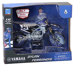 NewRay Yamaha YZ450F Championship Edition front view diecast, ideal for shelves.
